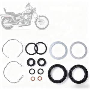 lot 2123 image: 41mm Fork Seal Kit & Rebuild Replacement Kit for Harley Davidson 1984-2017,OEM Equivalent JGI-45849-84