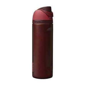 lot 2153 image: Owala FreeSip Stainless Steel Water Bottle 24 oz Black Cherry