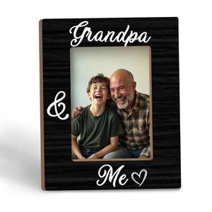 lot 2168 image: Tpbnnyqi Grandpa and Me Picture Frame 5x7, Grandfather Gifts Photo Frame for Desk Display, Gifts for Grandpa Father��s Day from Grandson Granddaughter, Grandfather Picture Frames for Home Room Decor