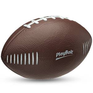 lot 2200 image: 7.25 Foam Football for Kids & Toddlers - Easy Grip Small Youth Football Toy - Soft Mini Football for Little Hands, Play Ball Sports Toy Gifts for Boys & Girls - Brown