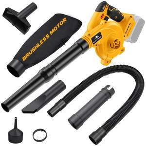 lot 3630 image: SUMYOUNG Cordless Leaf Blower for Dewalt 20V Battery,Electric Jobsite Air Blower with Brushless Motor,6 Variable Speed Up to 180MPH,2-in-1 Handle Electric Blower and Vacuum Cleaner(Tool Only)
