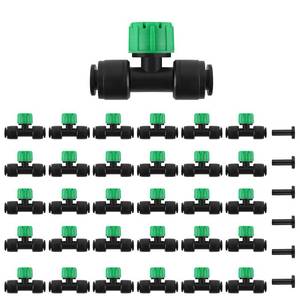 lot 4338 image: Kalolary 30Pcs Push-to-Fit Drip Irrigation Emitters for 14 inch Tubing