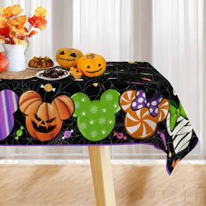 lot 4358 image: Yarcooly Halloween Tablecloth Rectangle 60�80 Inch Spooky Home Party Decor