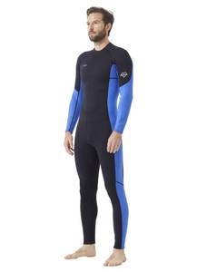 lot 5281 image: Hevto Men Wetsuit 32mm Neoprene Full Suit Back Zip (Blue, XXL)