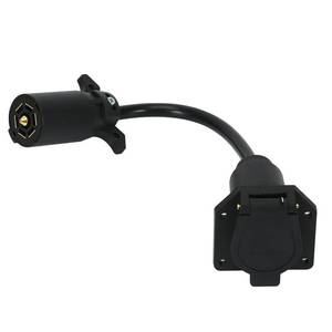 lot 5284 image: ZJTBLL 7-Way Connector Adapter with Power Switch Compatible with Furrion RV Backup Camera System and GMC, Chevy, Ford, Other General Motors Trucks, Plug and Play for RV Wireless Observation Cameras
