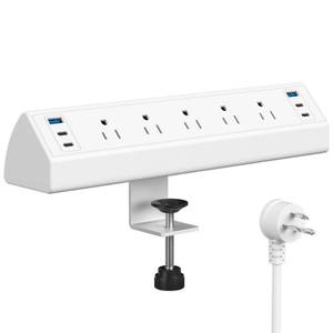 lot 5287 image: Jgstkcity Desk Clamp Power Strip USB C,Table Surge Protector