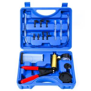 lot 5302 image: Gnhydxfe Brake Bleeder Kit with Hand Held Vacuum Pump and Adapters, with Vacuum Brake Bleeder Pump Pressure Gauge for Automotive Car Motorbike(Blue) used