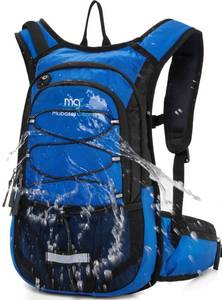 lot 5303 image: 15L Insulated Hydration Backpack Pack with 2L Water Bladder Lightweight Hiking Backpack Bag for Women Men Daypack for Hiking Running Festival Camping Biking (Blue)