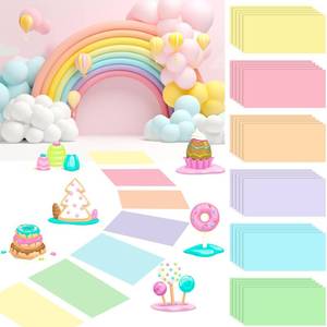 lot 5304 image: Skyygemm 30 Pcs Pastel Floor Stickers for Party Halloween, 16 x 10 Inch