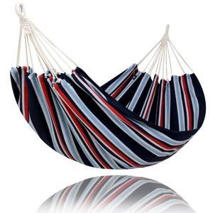 lot 5311 image: SUNCREAT Extra Large 2 Person Hammock for Camping, Navy & Red
