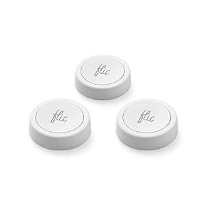lot 6079 image: Flic 2 Smart button - Trigger Alexa & Apple HomeKit - 3 x Flic 2 buttons - Smart Home Control - Works with Hue, LIFX, IFTTT, IKEA Tr�dri, Sonos, Spotify and much more�� (B084H3NNZ9)