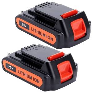 lot 6087 image: Lasica 2Pack 4.0Ah 20V MAX LBXR20 Compatible with Black and Decker Weed Eater 20V Battery LB2X4020 LBXR2020-OPE LBXR20-OPE2 LBXR20B-2 LB2X3020-OPE LBXR20BT 20 Volt Max Outdoor Cordless Power Tools