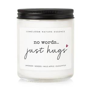 lot 6132 image: LUMELOOM Sympathy Gifts for Loss of Loved One- 9oz Lavender Scented Candle used