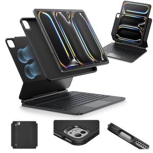 lot 8169 image: ESR for iPad Pro 13 Inch Case with Keyboard M5M4,Multi-Mode Magnetic Stand