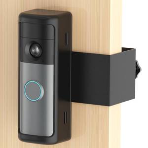 lot 8193 image: No-Drill R-ing Doorbell Mount with Rain Cover, Anti-Theft Door Bracket Compatible with RingOther Battery DoorbellPlusPro(2026 Newest Model),Quick Install Doorbell Camera Holder for Rental Apartment