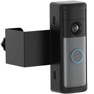 lot 8195 image: Anti-Theft RingBlink Doorbell Mount for 2026 Newest Ring Battery DoorbellPlusPro (2nd Gen), No-Drill Camera Doorbell Kits, Non-Blocking Motion Sensor, Accessories for Apartment & Rental, Black