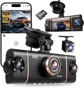 lot 8229 image: XYGCACO 4 Channel 360° Dash Cam, 24H Parking Mode, 8 IR Lamps Night Vision, Includes 64GB SD Card
