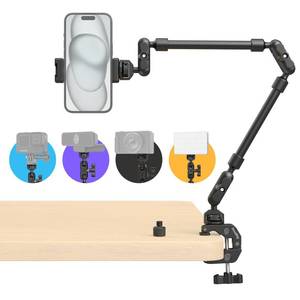 lot 8257 image: SMALLRIG 22 Magic Arm Clamp, Overhead Phone Mount Holder Stand, Camera Arm
