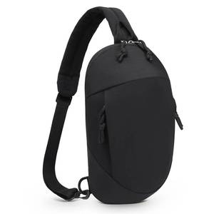 lot 8271 image: Froombex Small Sling Bag with RFID Blocking Mini Fanny Pack, Black
