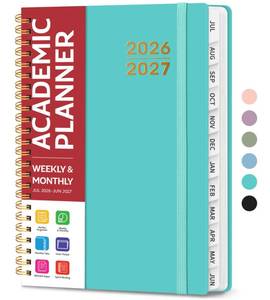 lot 8278 image: Taja Planner 2026-2027, Jul 2026-Jun 2027 Monthly & Weekly Calendar Book