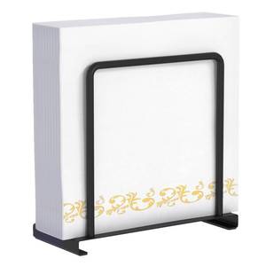 lot 8286 image: STWWO Napkin Holder for Table, Black Napkin Holder for Kitchen Dining