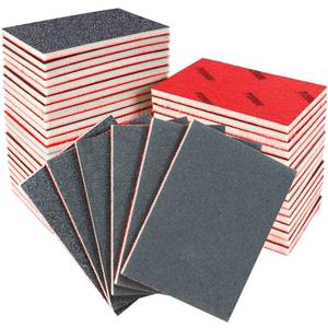 lot 8294 image: 36 PCS Sanding Sponge Block 80-400 Grit Wet Dry Sandpaper for Wood Metal