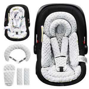 lot 9003 image: BOMOLOUR Infant Car Seat Insert for Baby Head Body Support, Grey