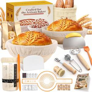 lot 9045 image: RYMTOX Complete Sourdough Starter Kit  Easy to Clean & Use for Beginners