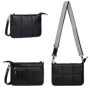 lot 10059 image: Ariscobull - Genuine Leather Crossbody Phone Purse - Small Crossbody Bags for Women with Wristlet & Adjustable Strap - Phone Pouch Fits All Smartphones (Black)
