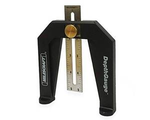 lot 10087 image: Milescraft 8601 Depth Gauge - Measure, Mark and Locate Depth of Blade or Bit on Table Saws, Router Tables, Routers and More, Woodworking
