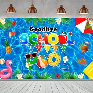 lot 10111 image: Oudain Summer Backdrop 73x43in Pool Party Background