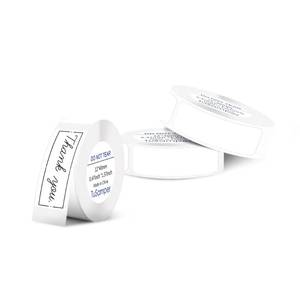 lot 10120 image: TuSamper 12mm�40mm D30 Label Tape, Label Maker Tape, White, 3Rolls