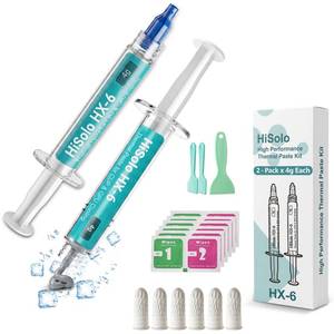 lot 10126 image: HiSolo 2 Pack 4g Each Premium High-Performance Thermal Paste Kit