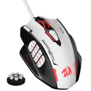 lot 10171 image: Redragon M908 Wired RGB MMO Gaming Mouse 24000 DPI Remapping Keys