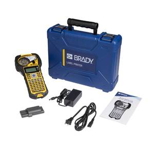 lot 11580 image: Brady M210 Portable Label Printer Kit (M210-KIT), YellowBlack