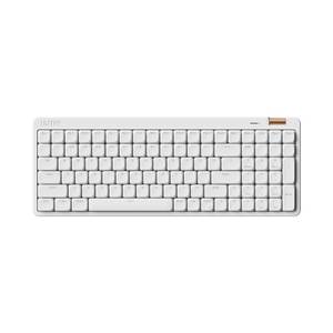 lot 11581 image: Flow Lite 100 Keys Low Profile Mechanical Keyboard, Swappable Rechargeable Wireless Keyboard with 2.4G Receiver, Bluetooth and Wired Connection for Windows, Mac Specter Linear Switches (Off-white)