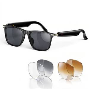 lot 12059 image: 2026 AI Smart Glasses with Bluetooth Call,AI Real-Time Translation Smart Glasses,Music Playback & Hands-Free Calls,AI Glasses with Sunglasses LensesPhotochromic LensesBrown Lenses for Men & Women