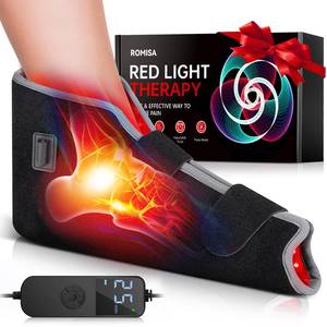 lot 13059 image: Red Light Therapy for Feet, 660nm & 850nm Near Infrared Light Therapy Heat Therapy Foot Wrap with Timer, Infrared Light Shoe for Foot Ankle Heel Joint.