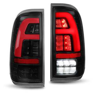 lot 13086 image: MAYELLO Pair Clear Lens Black Full LED Tail Lights for 2008��2016 Ford F-250F-350F-450F-550 Pickup Trucks, Upgrade Plug & Play Rear Lamps