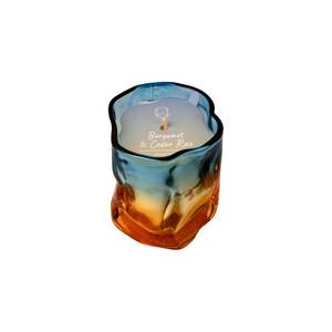 lot 14191 image: Signature Scent Ombre Jar Candle 4.5oz �� CW Studio Hand-Poured Palm & Paraffin Wax, Up to 23 Hour Burn, Dust Cover Lid, Clean Burn Home Decor & Gift