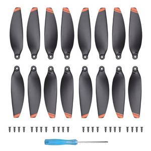 lot 14202 image: 16Pcs Mini 2 Propellers Replacement Low-Noise and Quick-Release Blades Props Compatible with DJI Mini 2  Mini SEMini 2 SEMini 4K Drone, Orange