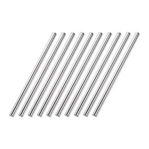 lot 14223 image: uxcell 5mm x 100mm 304 Stainless Steel Solid Round Rod for DIY Craft - 10pcs