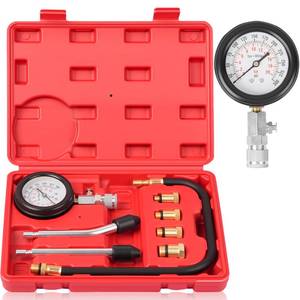 lot 14228 image: DAYUAN Professional Petrol Engine Compression Tester Kit Set, Red Case