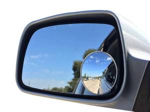 lot 14234 image: Blind Spot Mirror, Ampper 2 Round HD Glass Convex Aluminum Frame Wide Angle Rear View Mirror For All Universal Vehicles Car Suv (Pack Of 4)