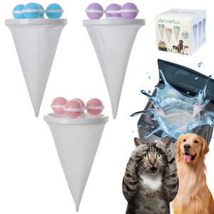 lot 14257 image: Vartraflux Washing Machine Lint Catcher��Floating Hair Filter for Washing Machines (BluePurplePink (Mixed Color 3-Pack)), 3.62inch6.69inch,Top-Load Washers Only