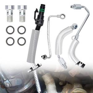 lot 19032 image: 1.4L Turbo Oil Return Drain Line & Oil Feed Pipe Tube