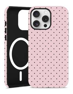 lot 20015 image: Jusy Magnetic Polka Dot Case for iPhone 15,Pink