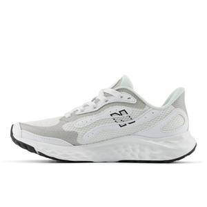 lot 20023 image: New Balance Womens Fresh Foam Arishi V4 Running Shoe, Nb WhiteSilver MetallicBlack, 9 W