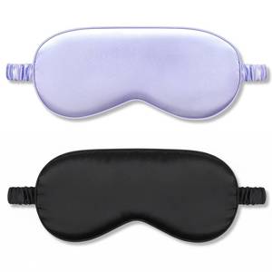 lot 20025 image: IEKEODI 1 Pack Silk Sleep Masks, Light Blocking Eye Masks,  Purple