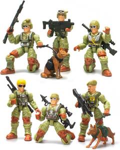 lot 20086 image: Baimiby Army Men Action Figures, Toy Soldiers for Boys 4-7(14 Pcs)